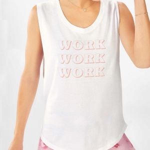FABLETICS Janis Muscle Tank “Work Work Work”